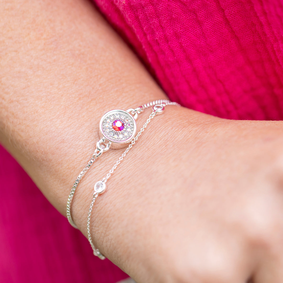 Layered bolo bracelet and bsilver jewelry