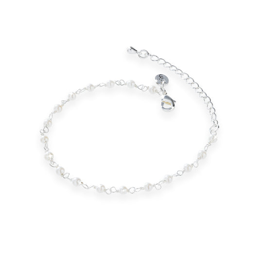 Shell Pearl Chain Bracelet