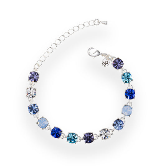 Blue Ombre Crystal Bracelet