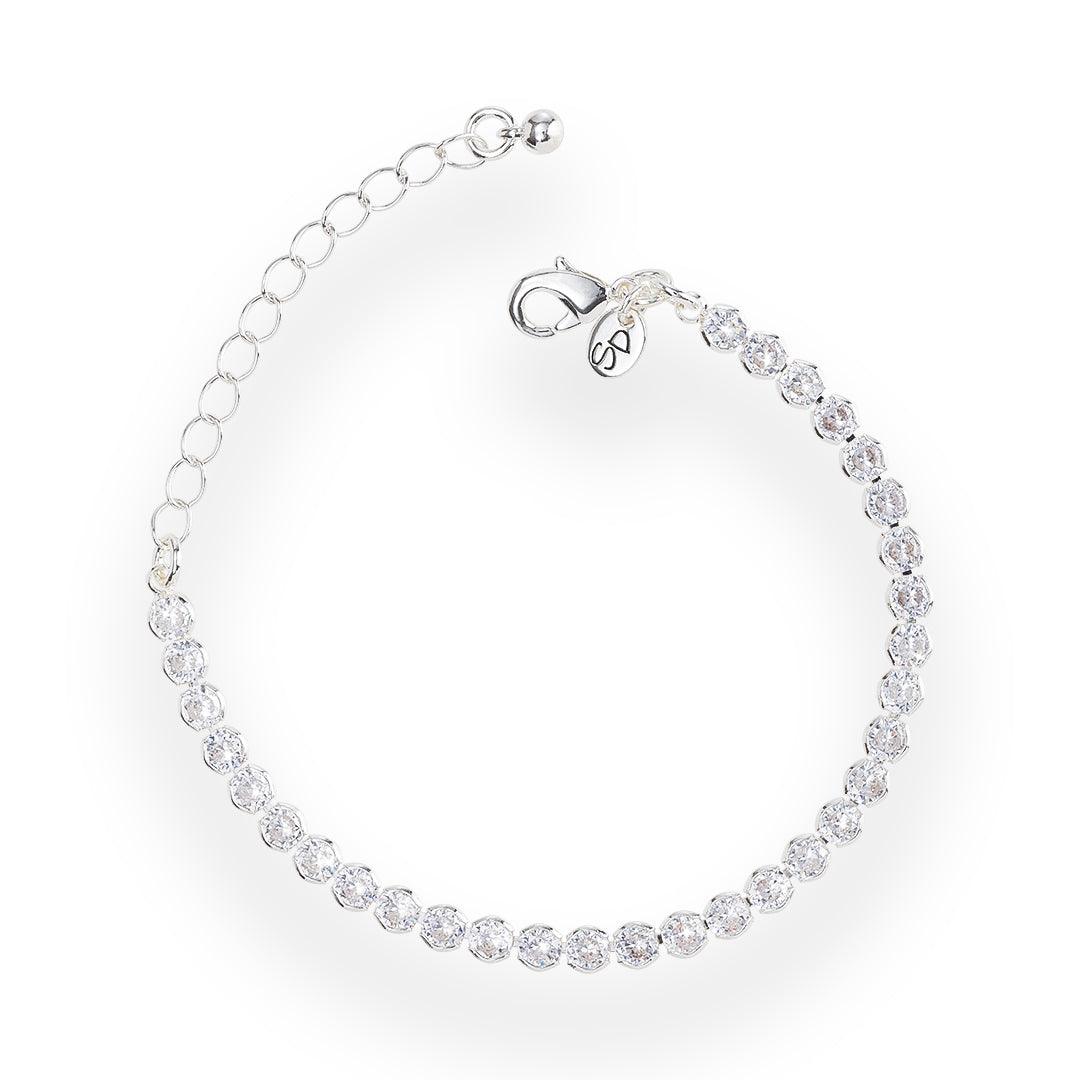Large Diamondette Tennis Bracelet