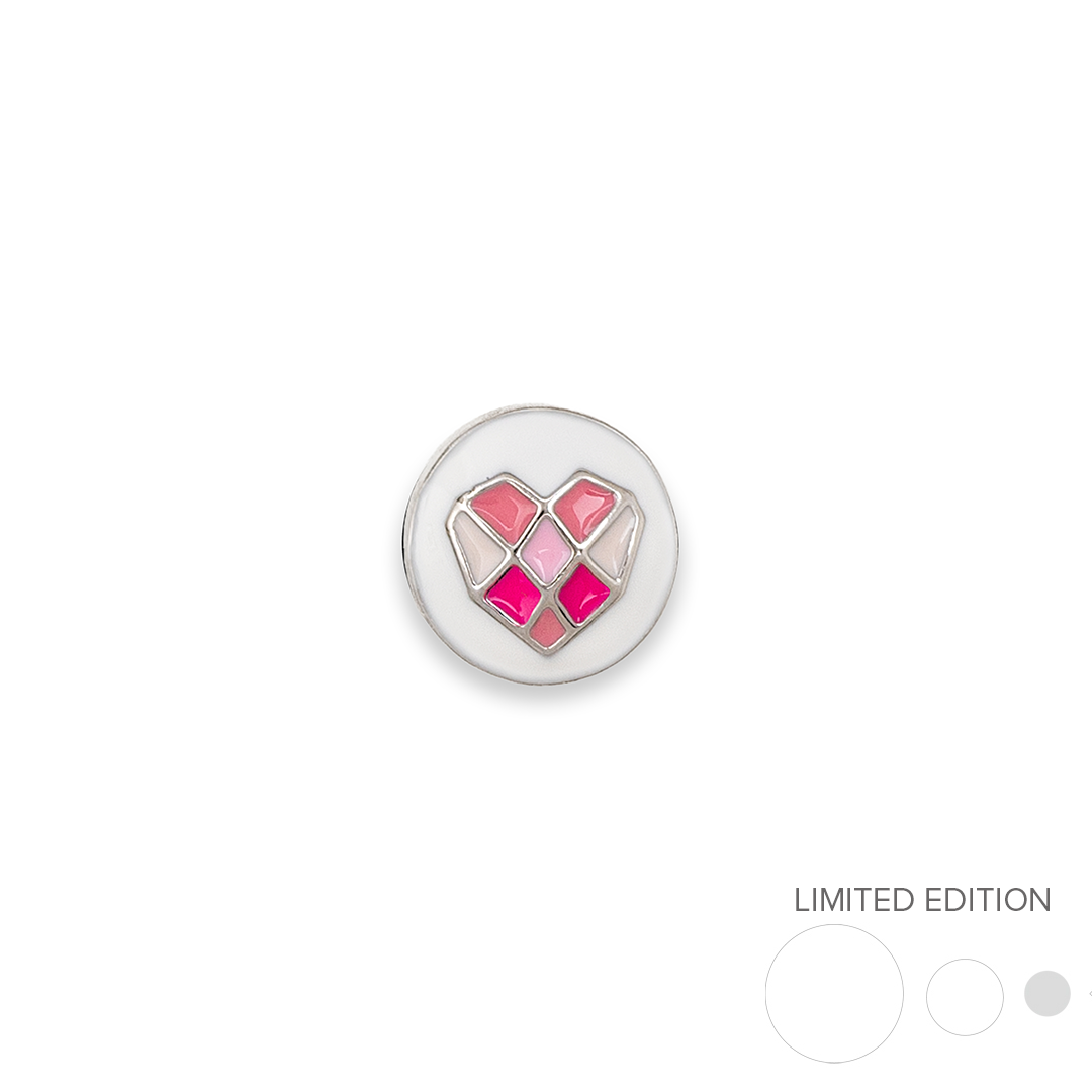 Pink Geo Heart Dotlet