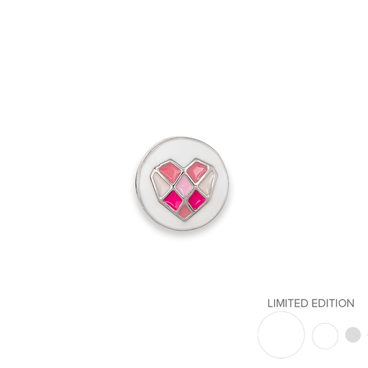 Pink Geo Heart Dotlet