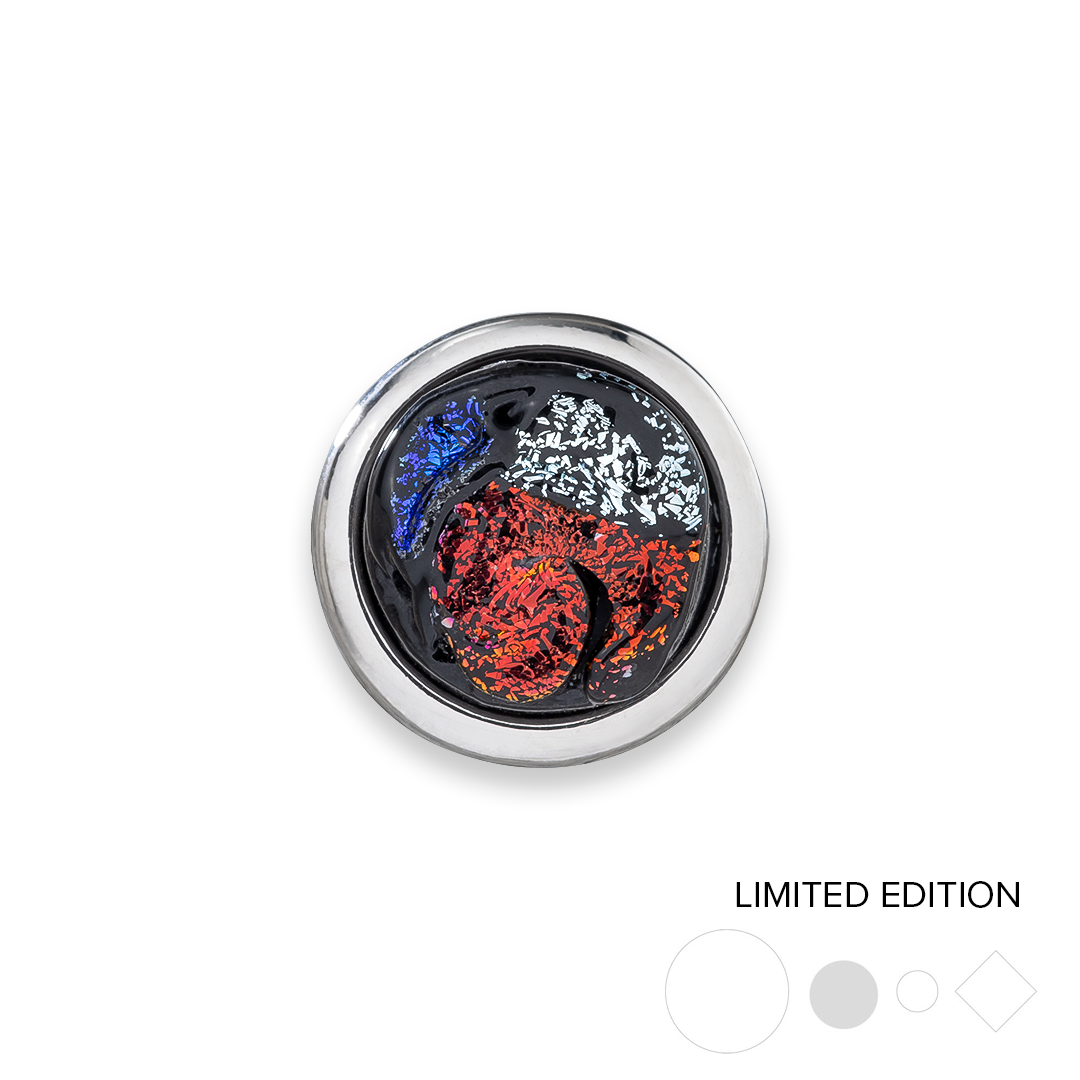 Patriotic Squiggle Dichroic Original