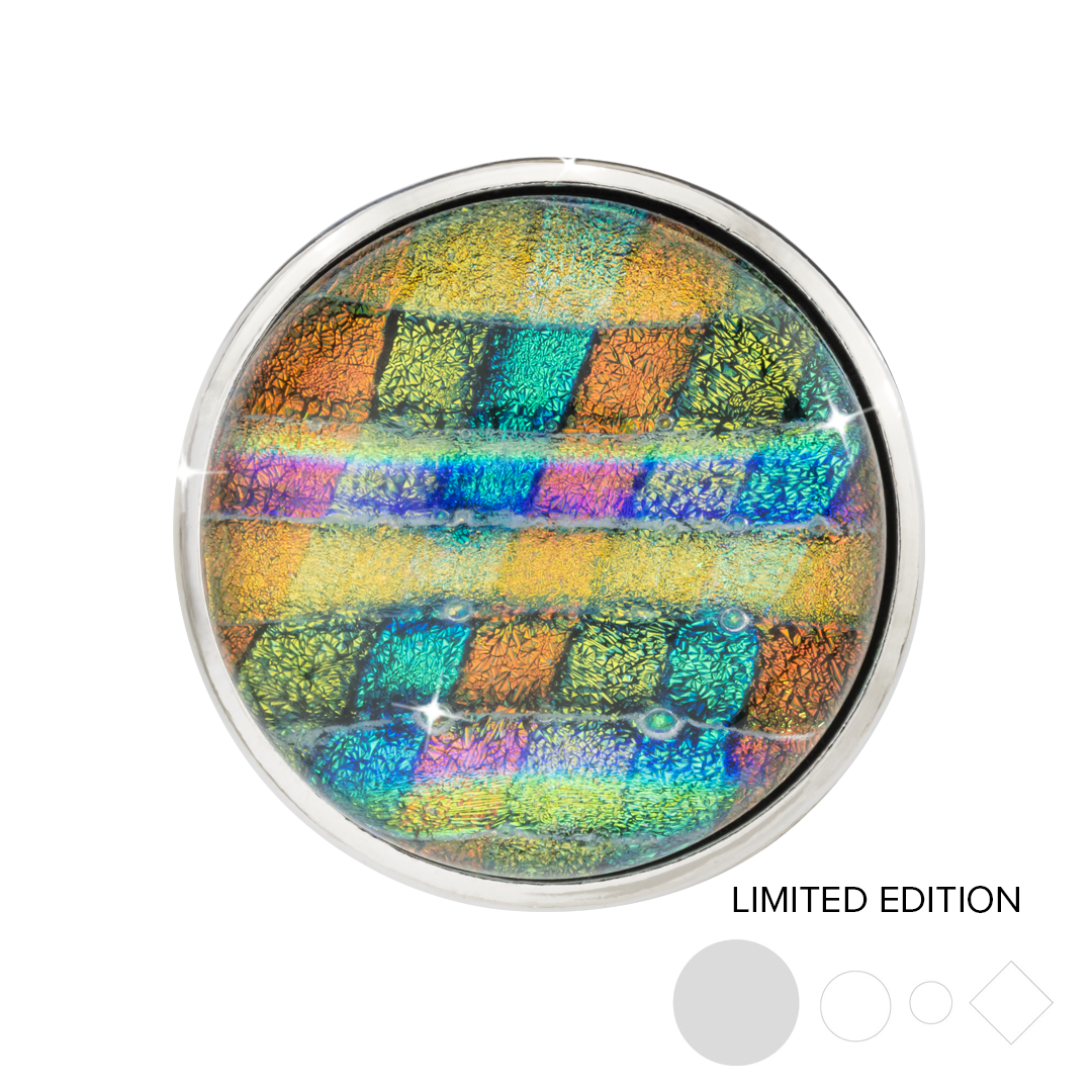 Spring Harlequin Dichroic Statement