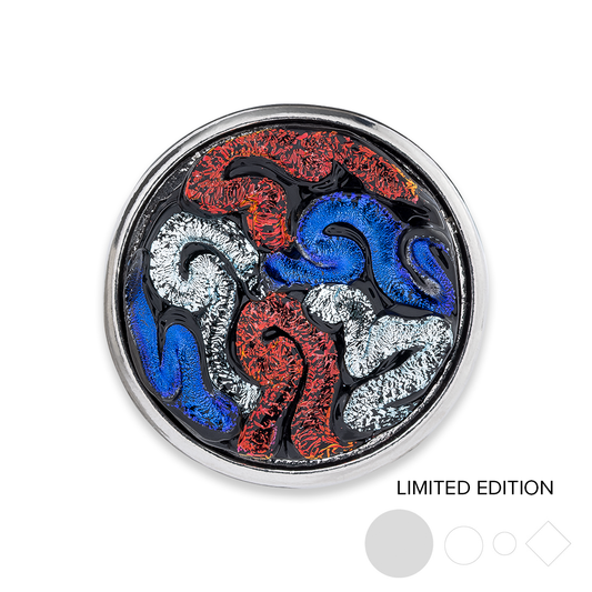 Patriotic Squiggle Dichroic Statement