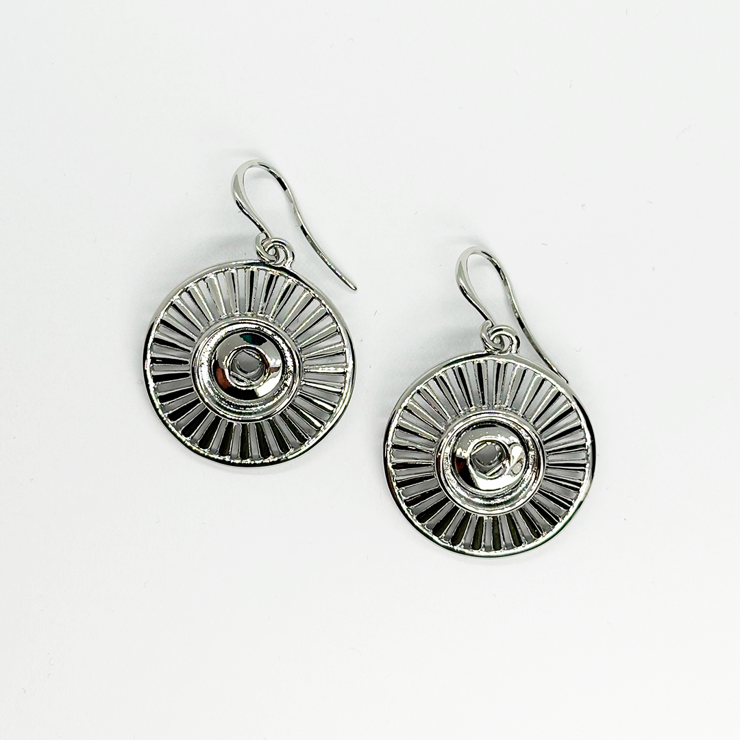 Radiance Dotlet Earrings - Silver