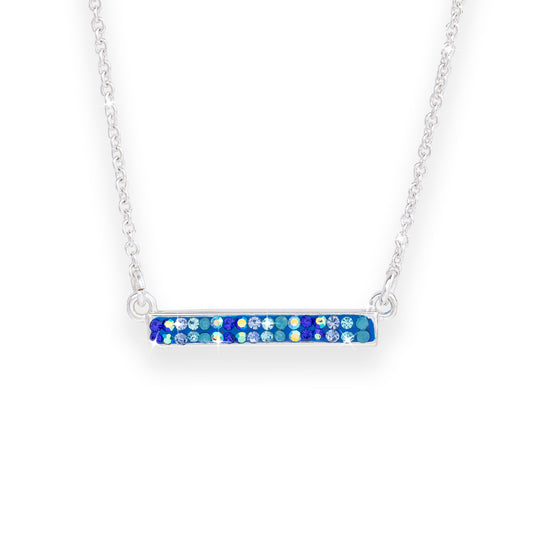 Forget-Me-Not Couture Bar Necklace