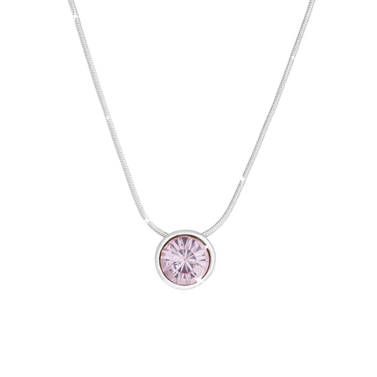 Rose Solitaire Necklace