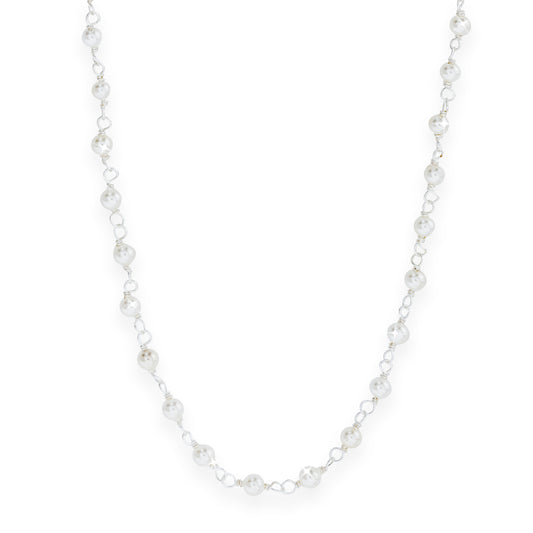 Shell Pearl Chain Necklace