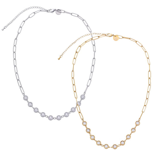 Insider First Beaded Crystal Necklace