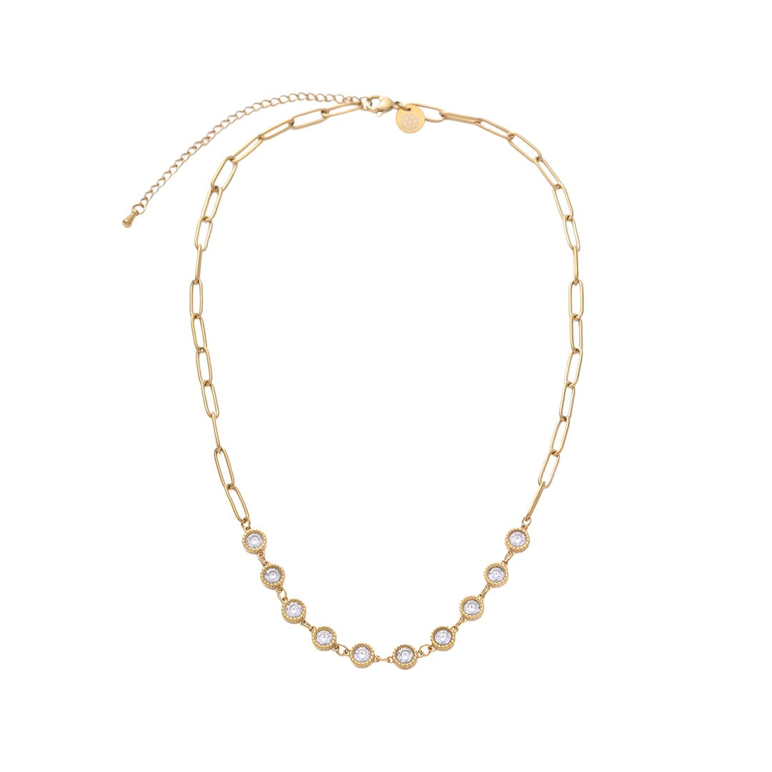 Insider First Beaded Crystal Necklace