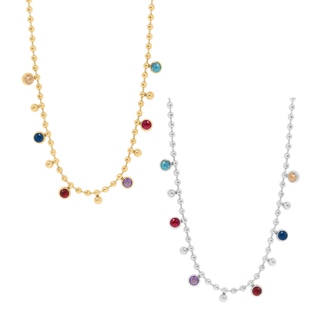 Rainbow Crystal Necklace