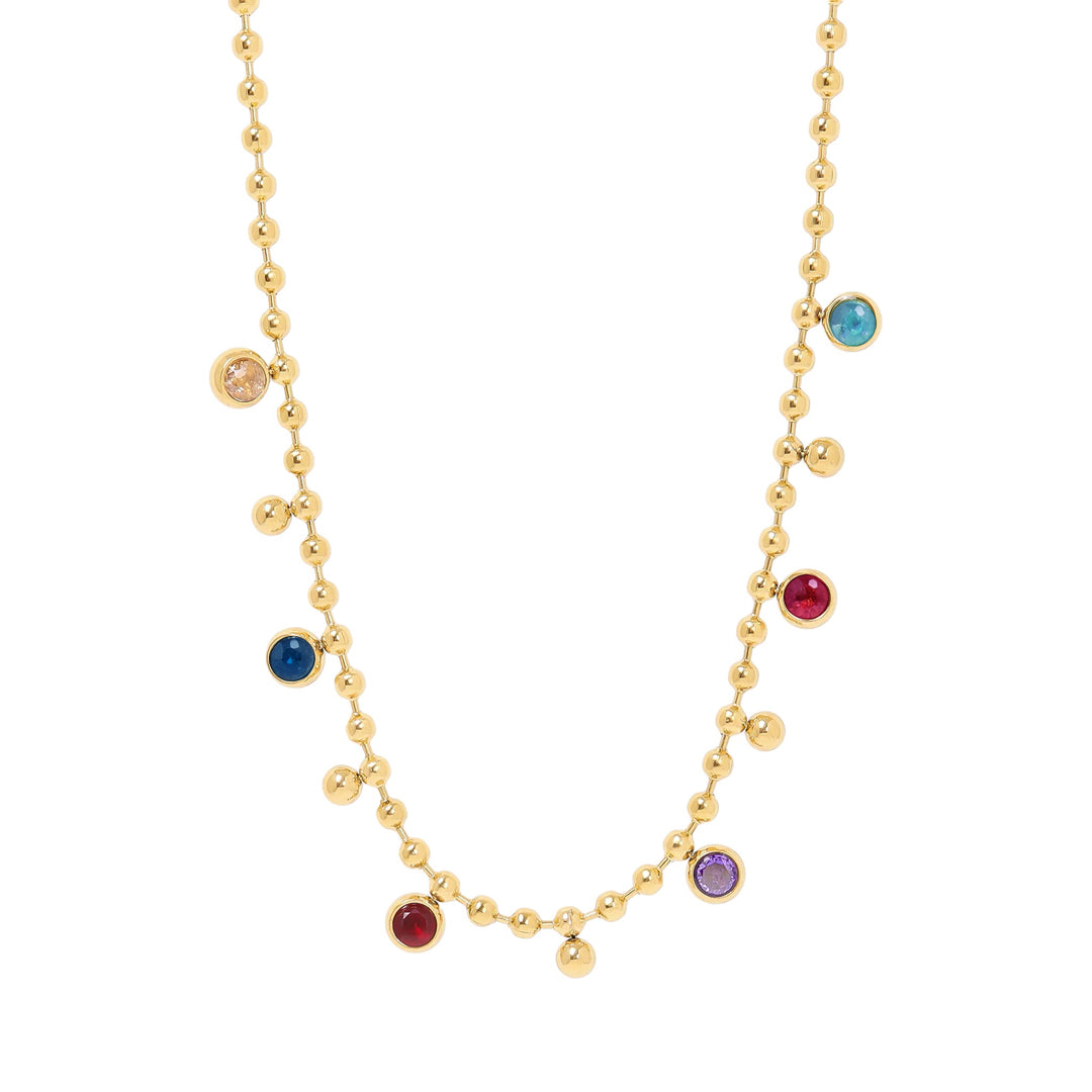 Rainbow Crystal Necklace