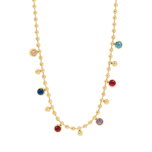 Rainbow Crystal Necklace