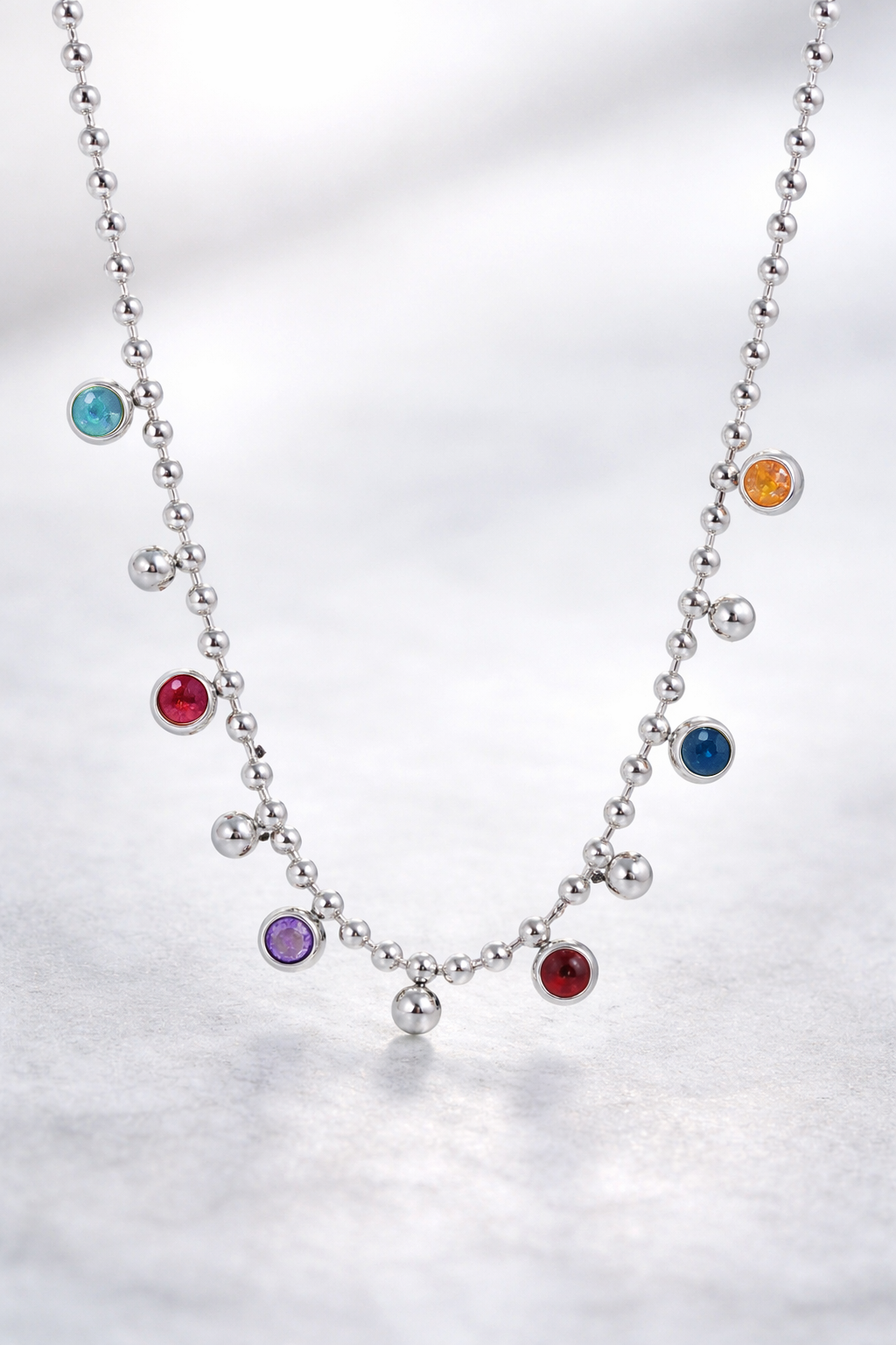 Rainbow Crystal Necklace