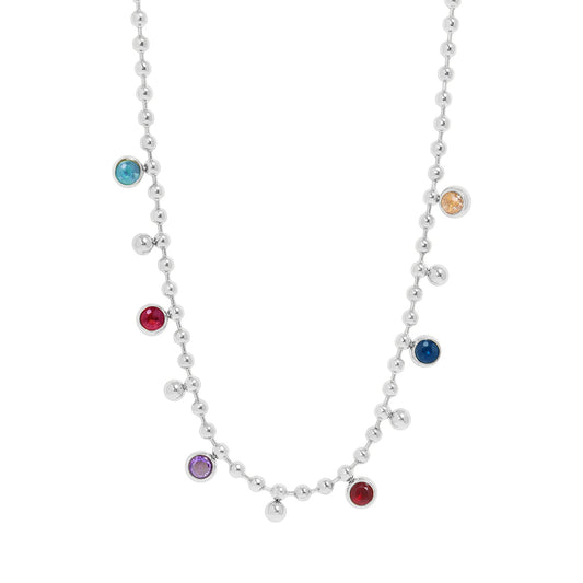 Rainbow Crystal Necklace