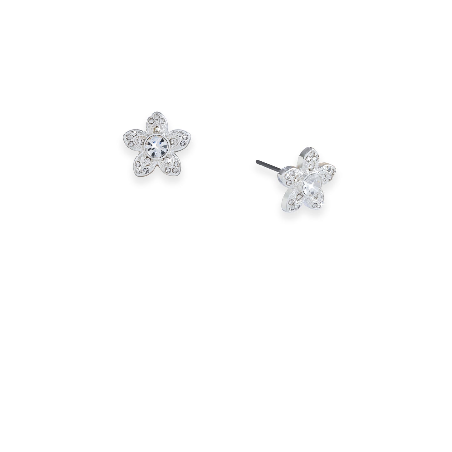 Bling Plumeria Dotlet Necklace/Earring Set