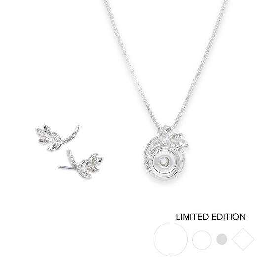 Ivy Dotlet Necklace & Earring Set