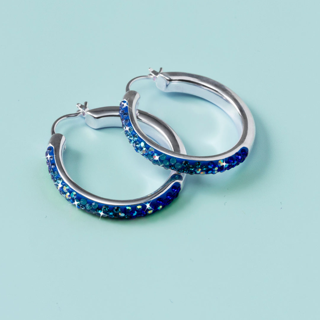Insider First Aqua Couture Hoops