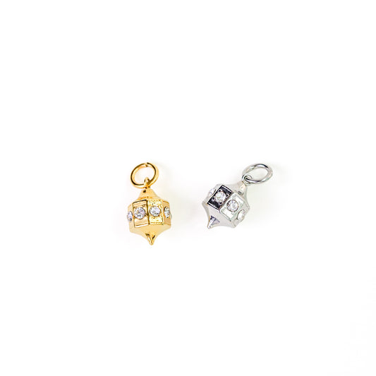 Glitter Lantern  Charm