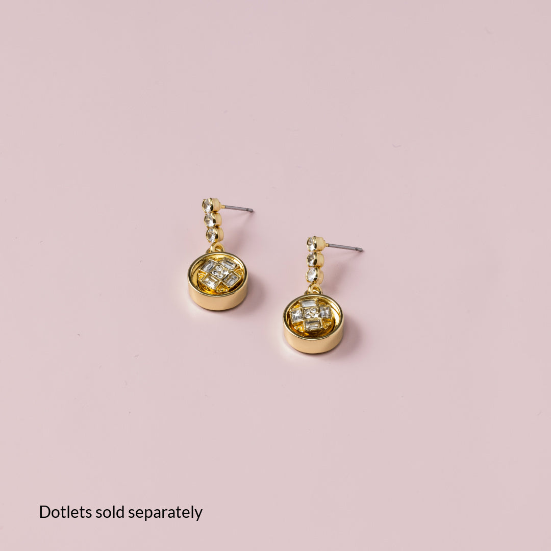 Diamondette Dotlet Drop Earrings