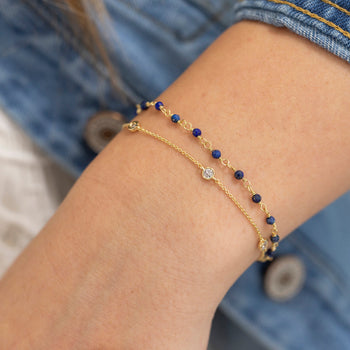 Layering bracelets and dainty jewelry by Style Dots