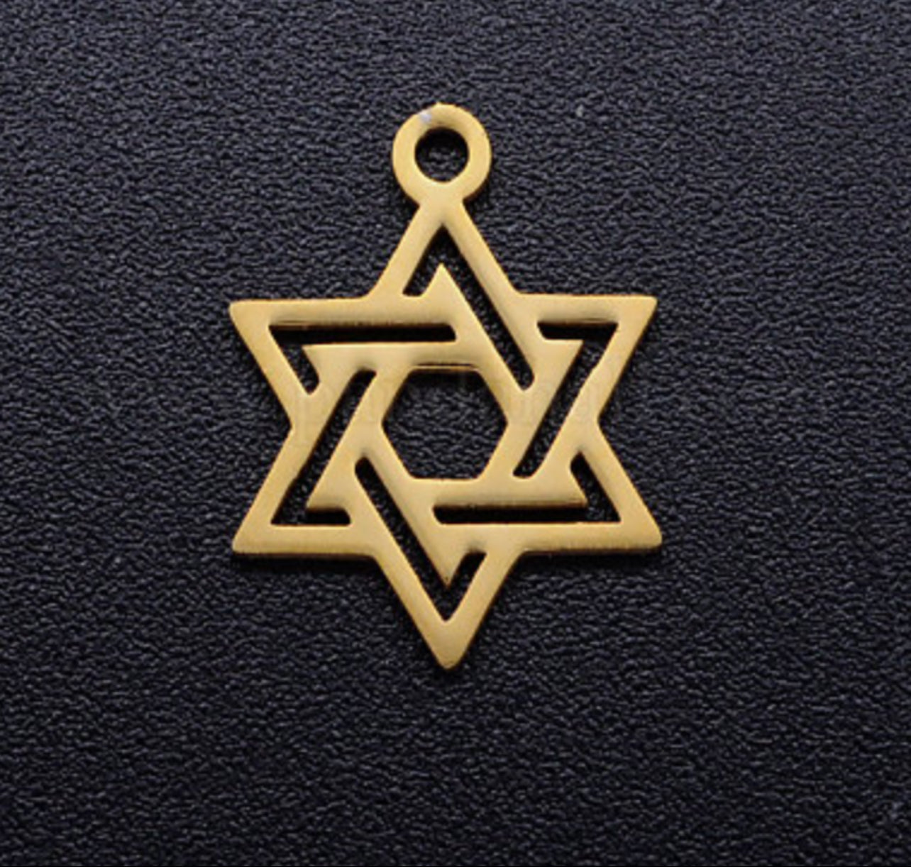 Star of David Charm Gold (WR)