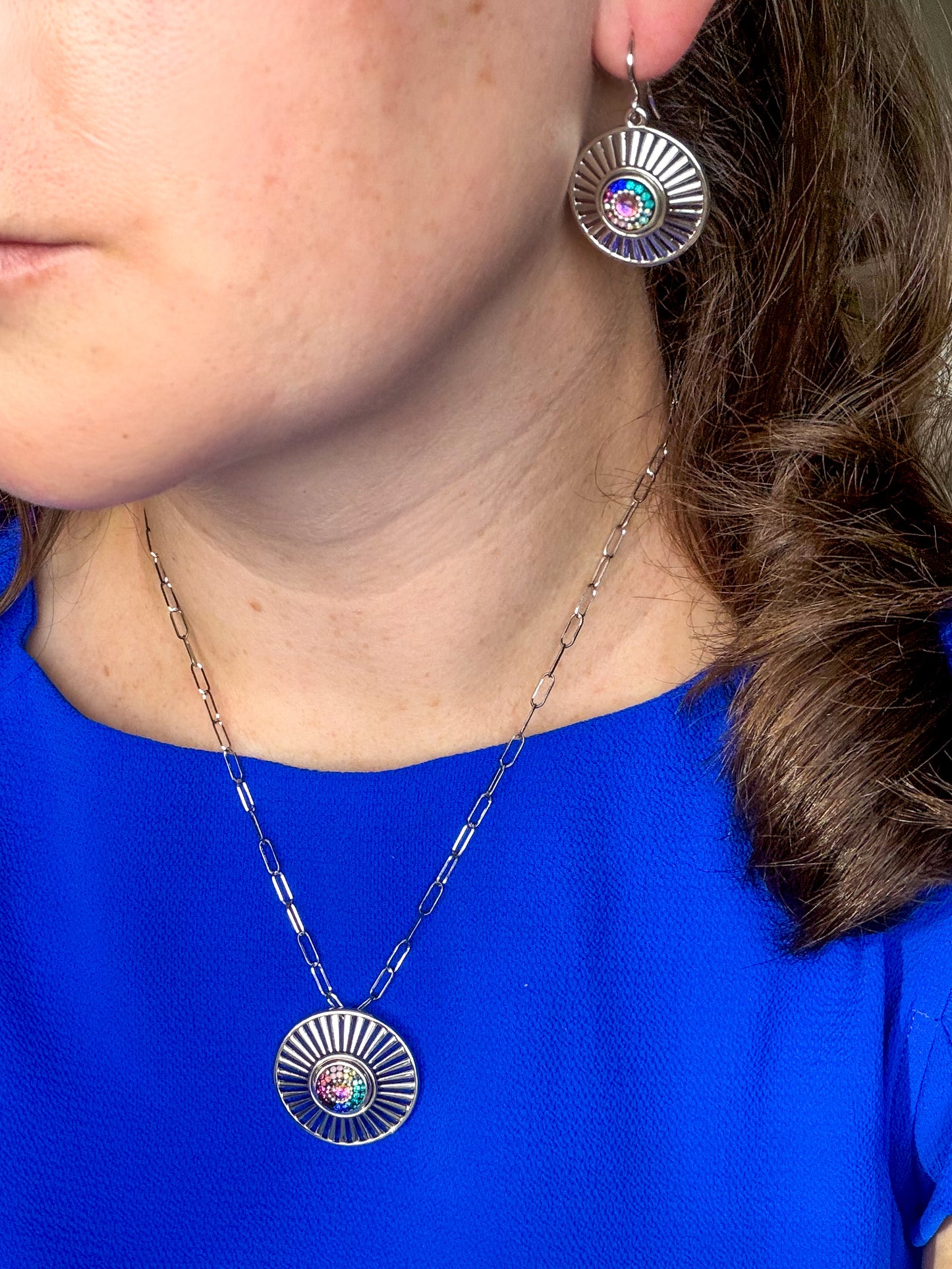 Radiance Dotlet Earrings - Silver