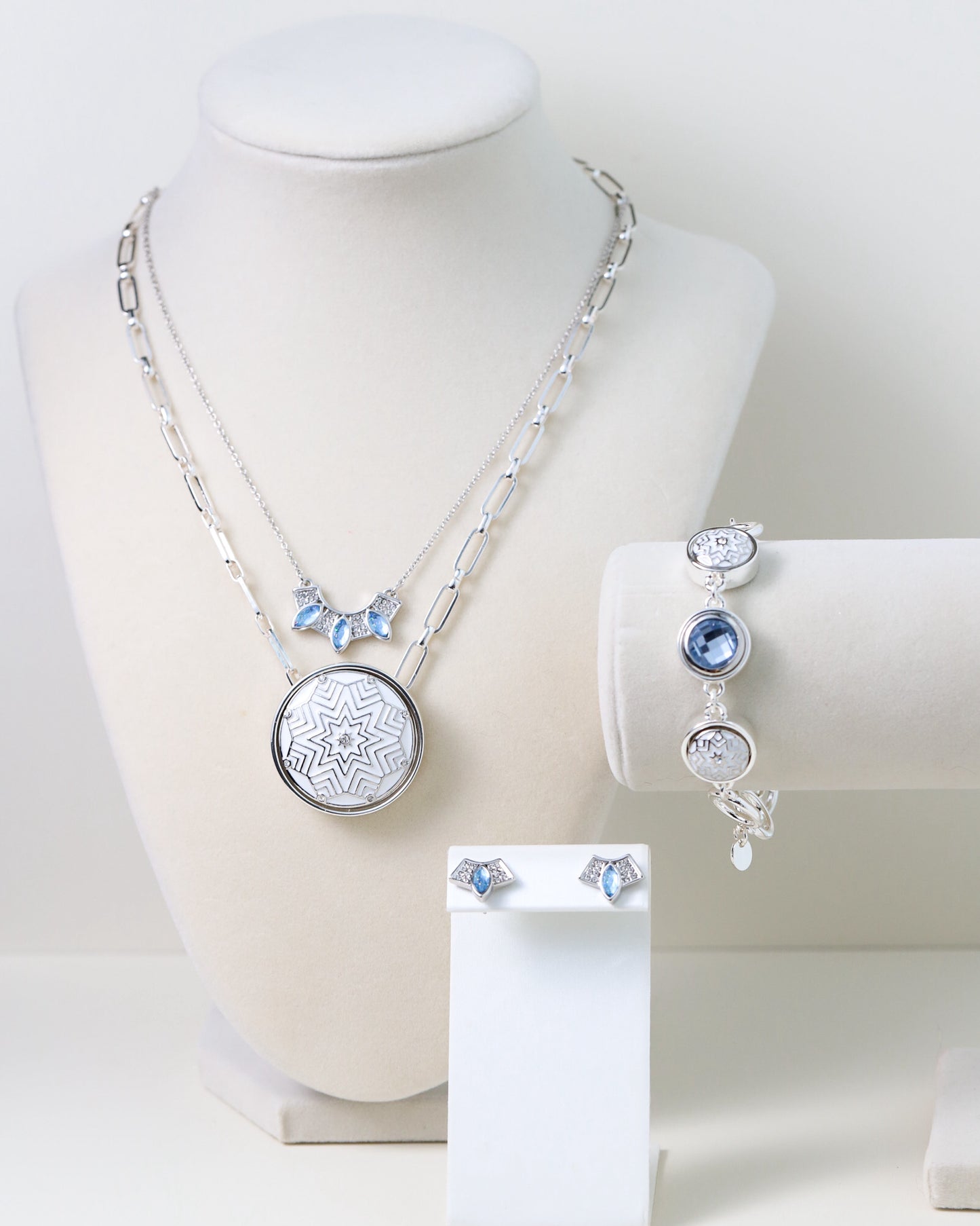 Art Deco Necklace and Earrings