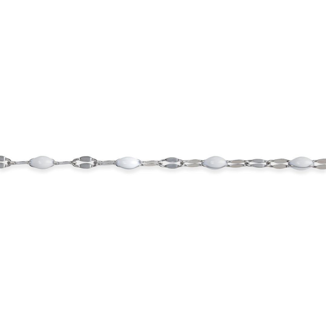White Enamel Chain