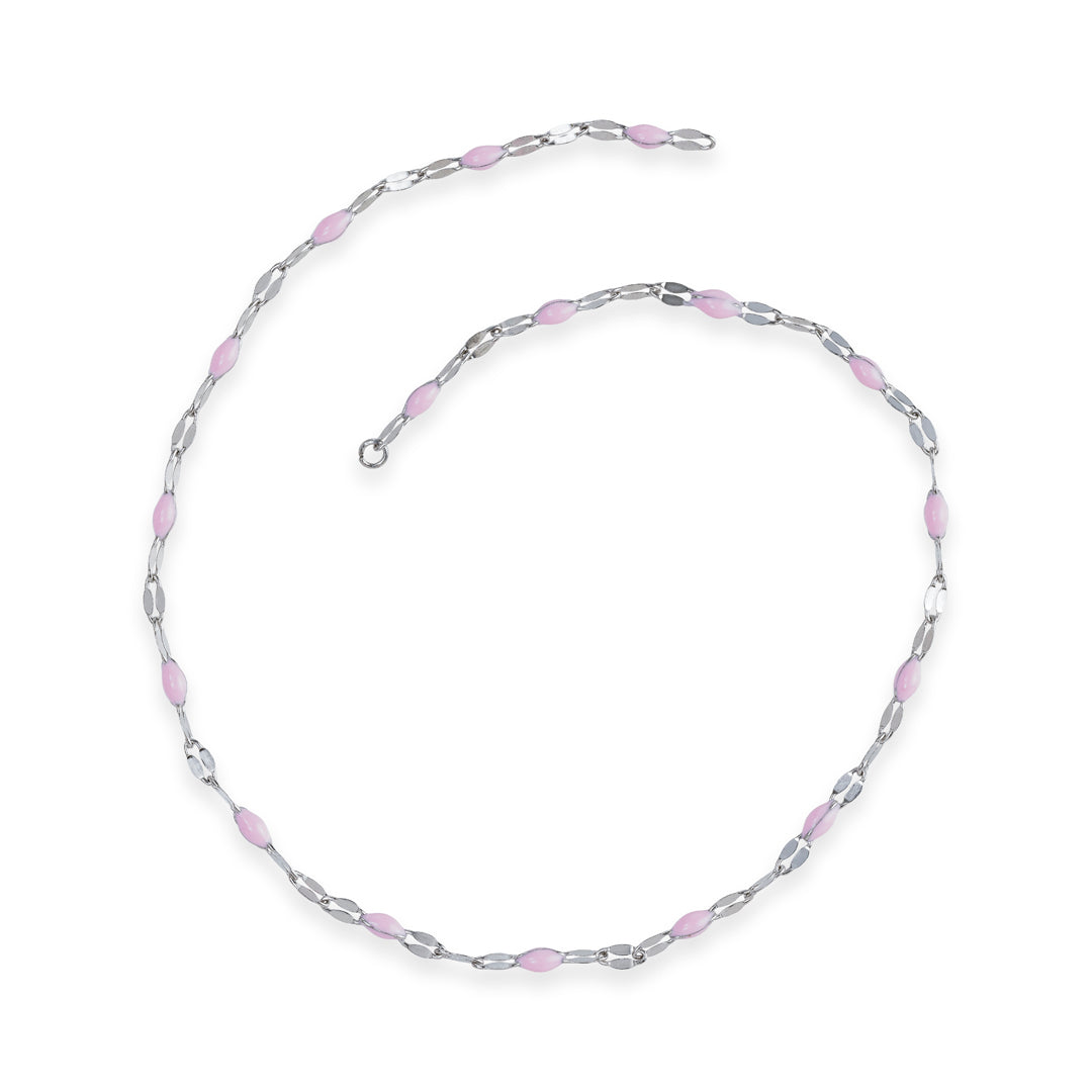 Pink Enamel Chain