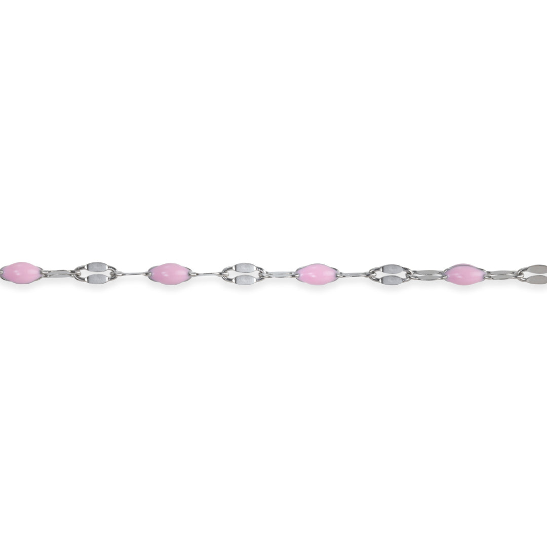 Pink Enamel Chain