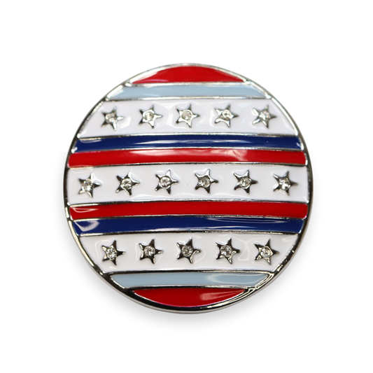 Patriotic Stripe Statement Dot