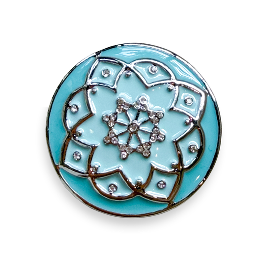Mint Petaline Statement Dot
