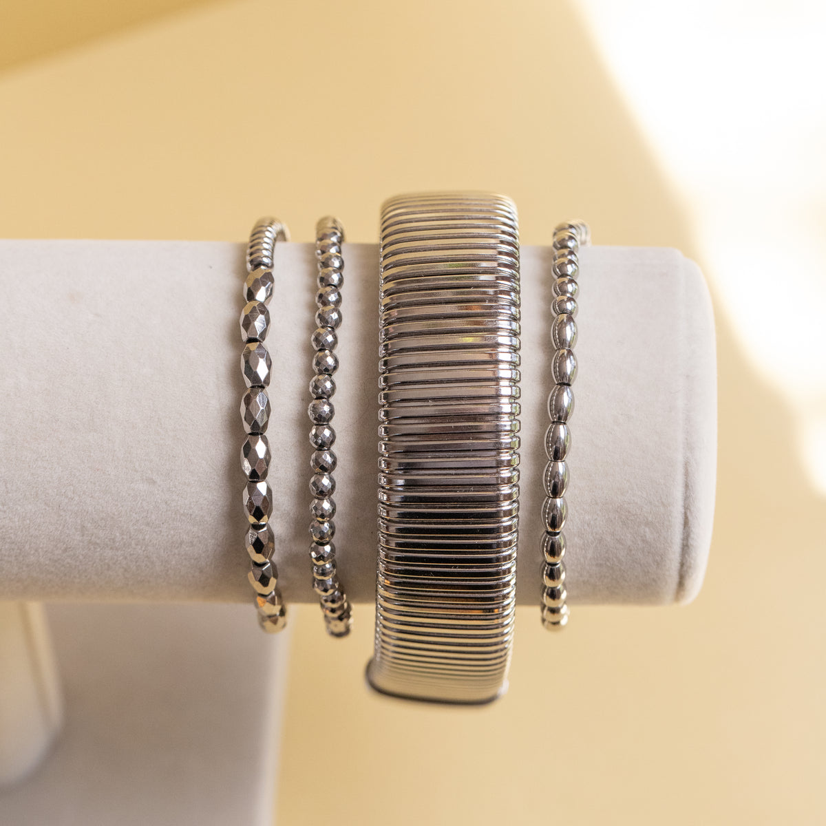 Mixed Bead Bracelet Stack