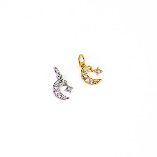 Moon & Star Charm