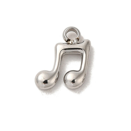 Small Music Note Charm  (WR)