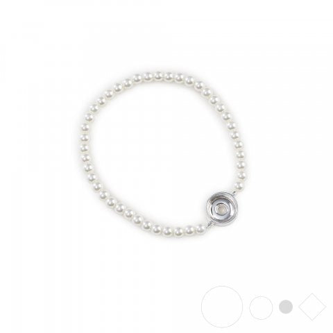 Pearl Beaded Dotlet Bracelet L/XL