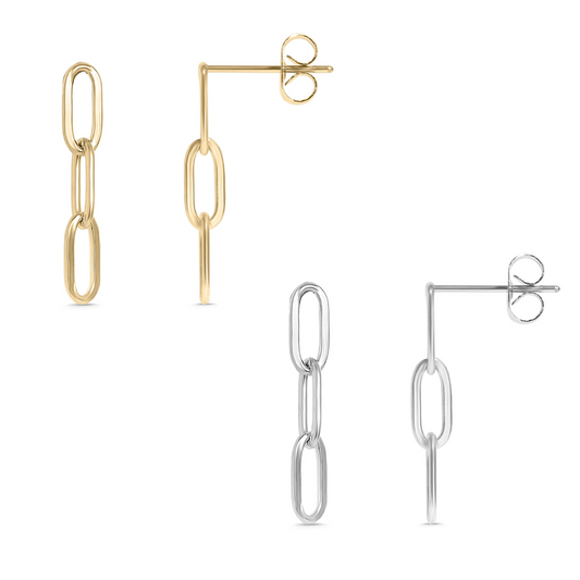 Paperclip Earrings (WR)