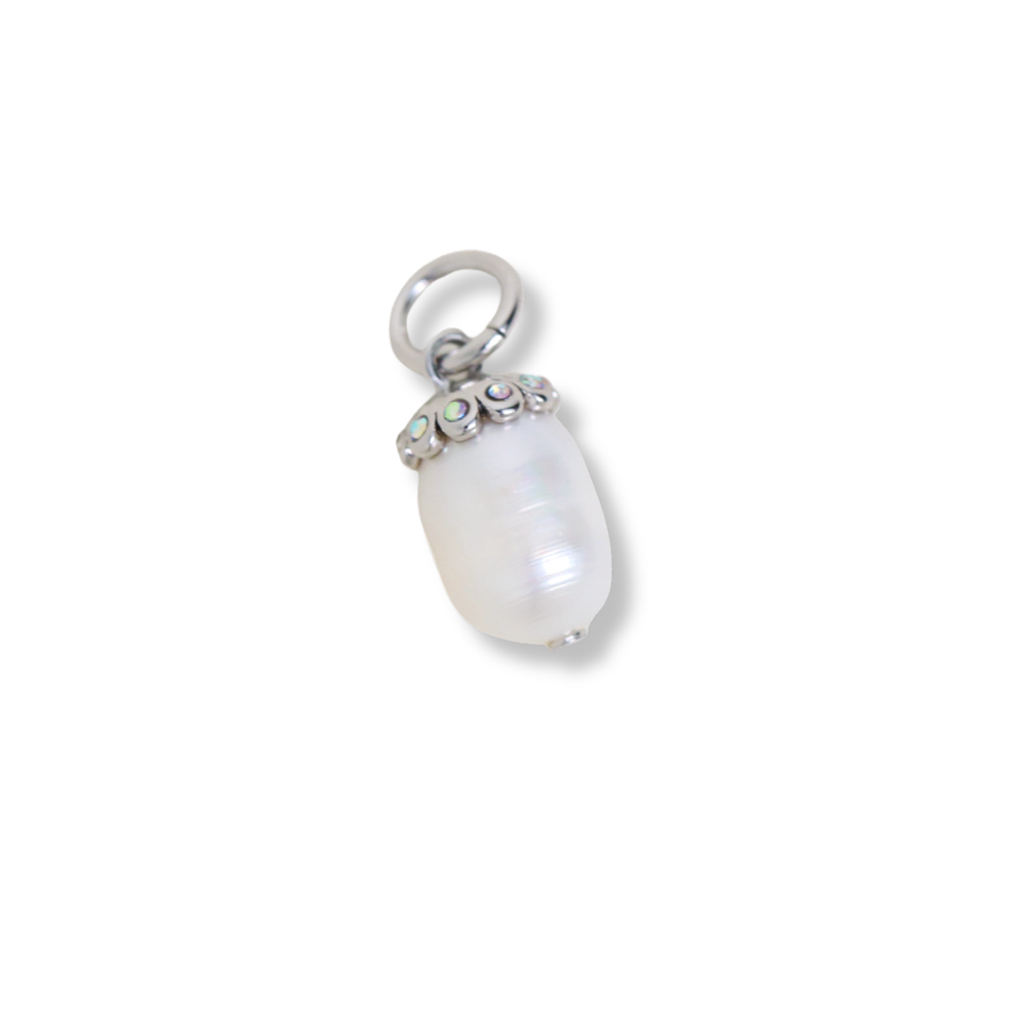 Pearl & Crystal Charm