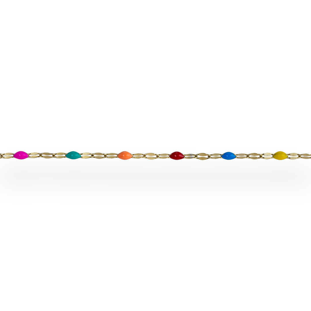 Rainbow Enamel Chain