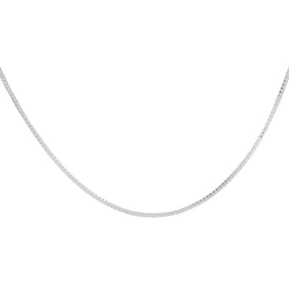 Simple box chain necklace by Style Dots jewelry