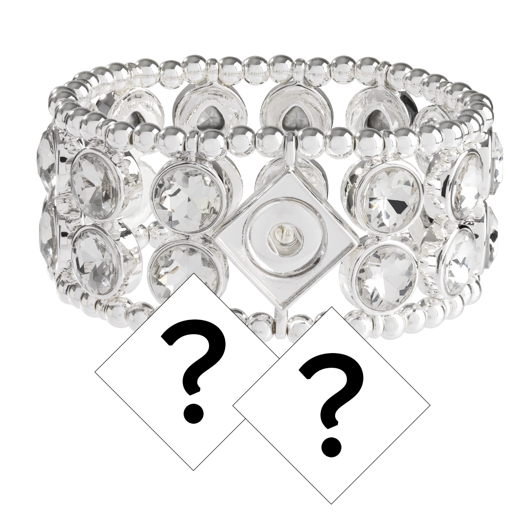 Square Crystal Bracelet and 2 Square Dots