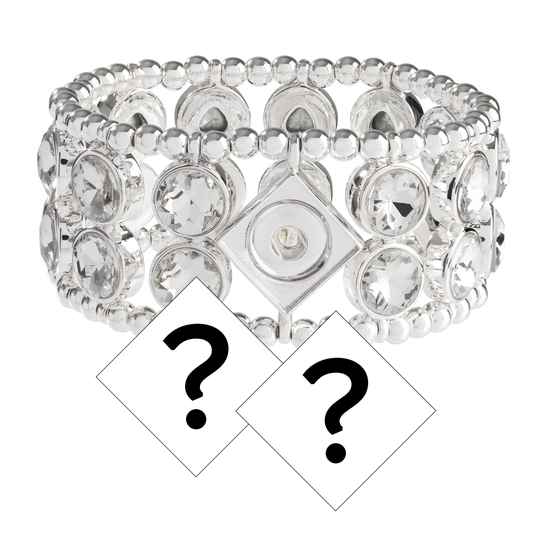 Square Crystal Bracelet and 2 Square Dots