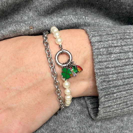 St. Patrick's Day Look 3: Lucky in Silver