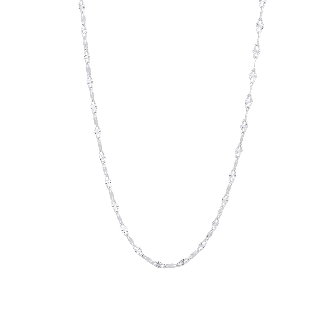 Dainty silver necklace for layering jewelry