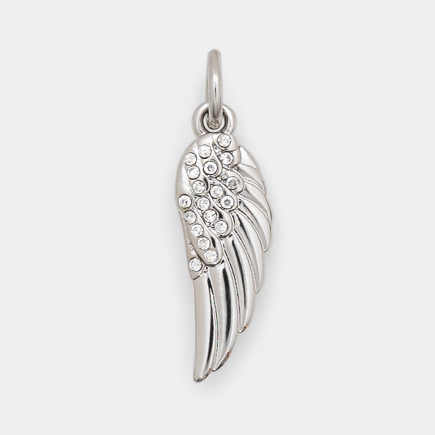 Crystal Angel Wing Charm