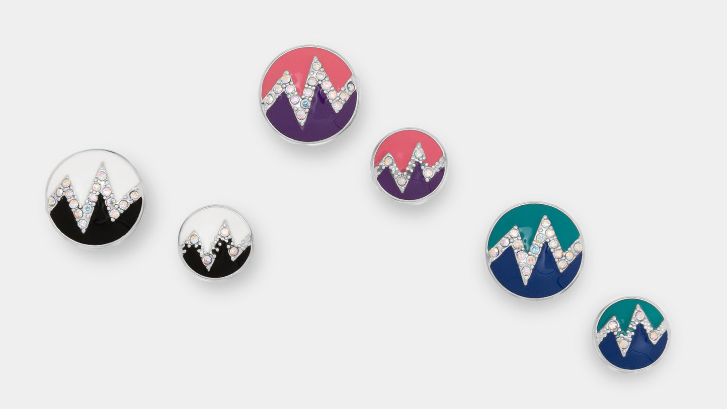 Blue-Teal Zig Zag Dotlet