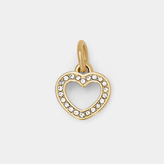 Glitter Heart Charm