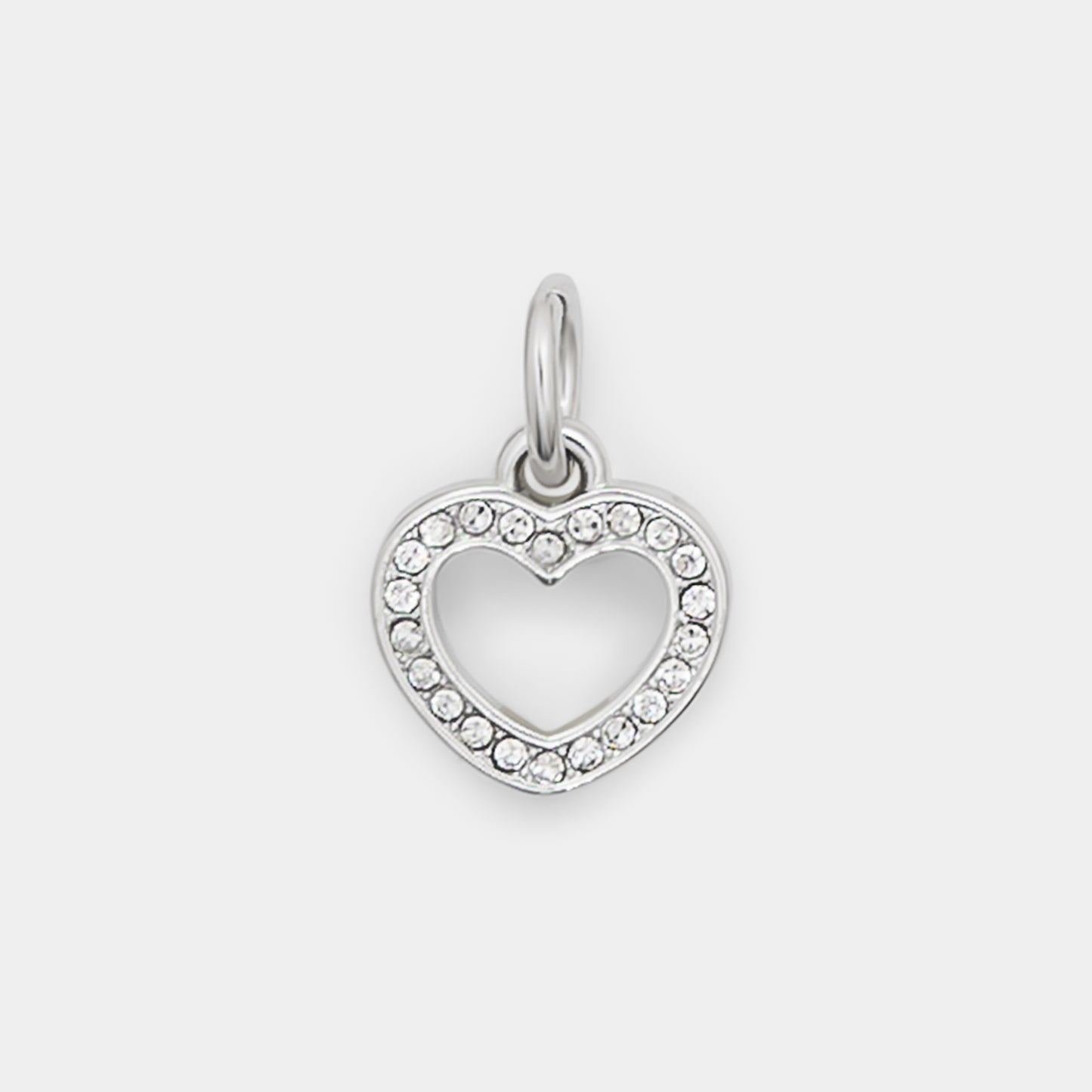 Glitter Heart Charm